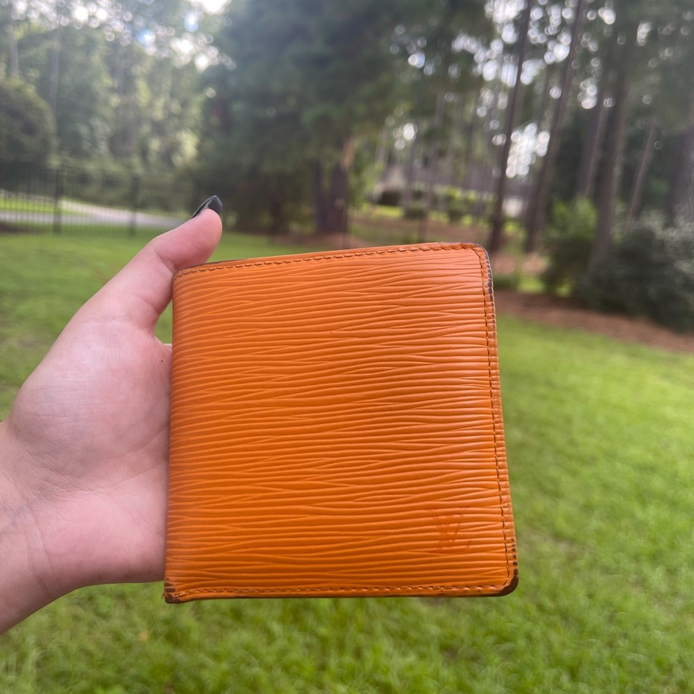 🧡🧡Vintage Louis Vuitton Orange Wallet🧡🧡